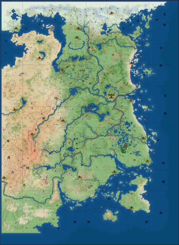 完美世界设计稿图：可能的最初稿 · 配图