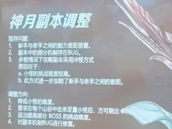 2024年12月玩家见面会预告的一些游戏更新项目 · 配图