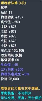 妖精军衔装备属性一览 · 配图