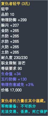 芒果军衔装备属性一览 · 配图