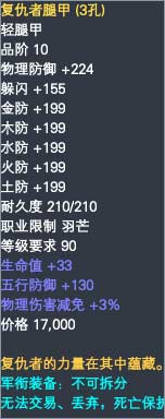 芒果军衔装备属性一览 · 配图