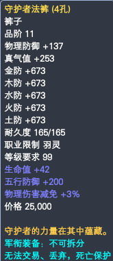 羽灵军衔装备属性一览 · 配图