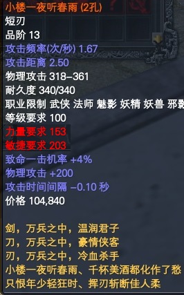 黄昏神器装备属性一览 · 配图