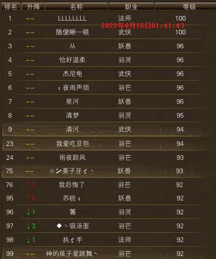 【秋水区】【第三周】 第三天等级记录贴 · 配图