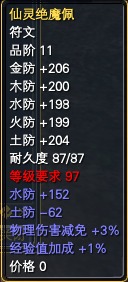 89副本黄金装备属性一览 · 配图