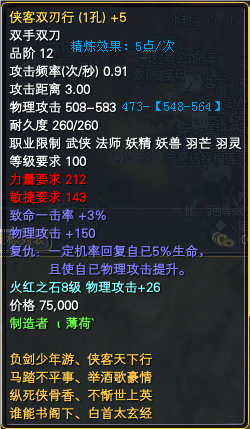 100级黄昏武器攻击上下限一览 · 配图